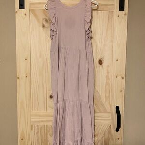 Universal Thread Purple Ruffled Maxi Sundress